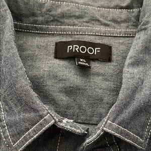 Men's Casual Button Down Shirt - Blue